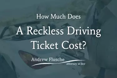 virginia reckless driving ticket cost